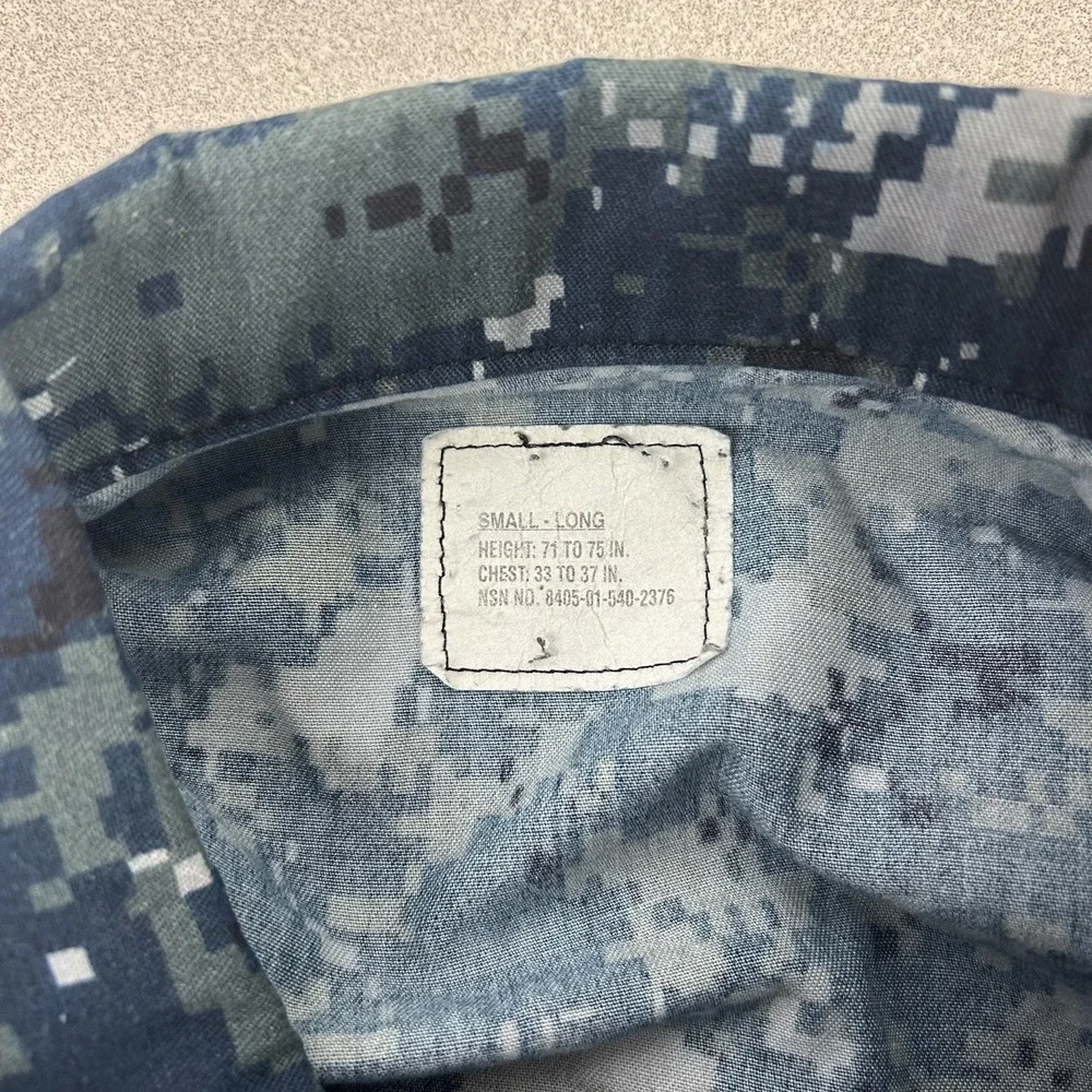 US Navy NWU‎ Type I Uniform Set Mens ST Blue Digital Camo Shirt Cargo Pants